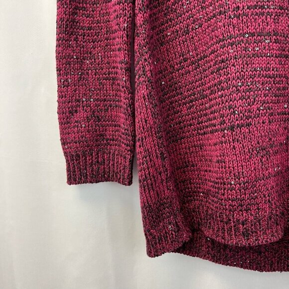 Evan Picone Womens Pullover Sweater Multicolor Long Sleeve Cowl Neck Medium - Picture 7 of 10